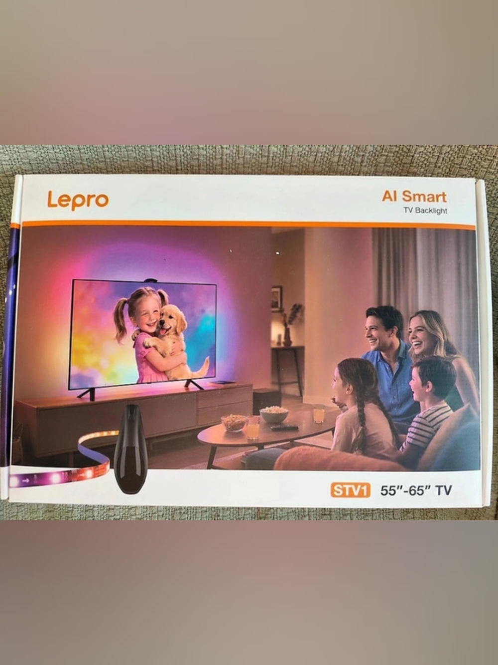Lepro AI Smart TV Backlight For 55 To 65 Inch Televisions NWT